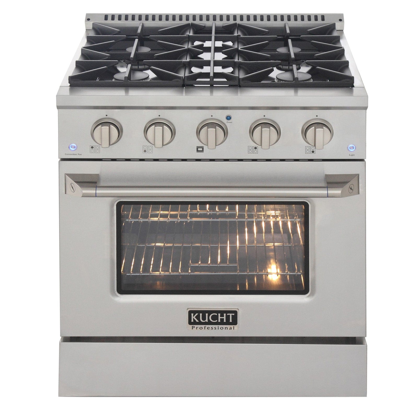 Kucht 30” Pro-Style Kitchen Dual Fuel Range - KDF302/LP-B