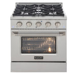 Kucht 30” Pro-Style Kitchen Dual Fuel Range - KDF302/LP-B