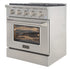 Kucht 30" Propane Range, Stainless Steel, Silver Oven Door, KNG301/LP-S