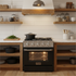 Kucht 30" Propane Range, Stainless Steel,Black Oven Door, KNG301/LP-K