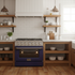 Kucht 36" Gas Range, Stainless Steel with Blue Oven Door, KNG361-B