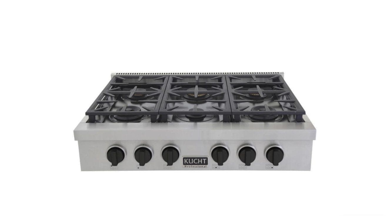 Kucht 36 Inch Gas Sealed Burner Rangetop-KFX369T-K