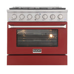 Kucht 36” Pro-Style Kitchen Dual Fuel Range - KDF362