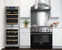 Kucht 36" Propane Range in Stainless Steel, Black Door, KNG361/LP-K