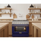 Kucht 36" Propane Range in Stainless Steel, Blue Door, KNG361/LP-B