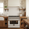 Kucht 36" Propane Range in Stainless Steel, White Door, KNG361/LP-W