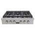 Kucht 36"  Stainless Propane Cooktop-KFX369T/LP-S
