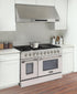 Kucht 48" Gas Range in Stainless Steel, Silver Oven Doors, KNG481-S