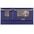 Kucht 48" Gas Range, Stainless Steel with Blue Oven Doors, KNG481-B