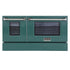 Kucht 48" Propane Range in Stainless Steel, Green Doors, KNG481/LP-G