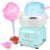 Nostalgia Classic Countertop Cotton Candy Machine Manual Retro Vintage Candy Maker Includes 2 Reusable Cones & Scoop Aqua