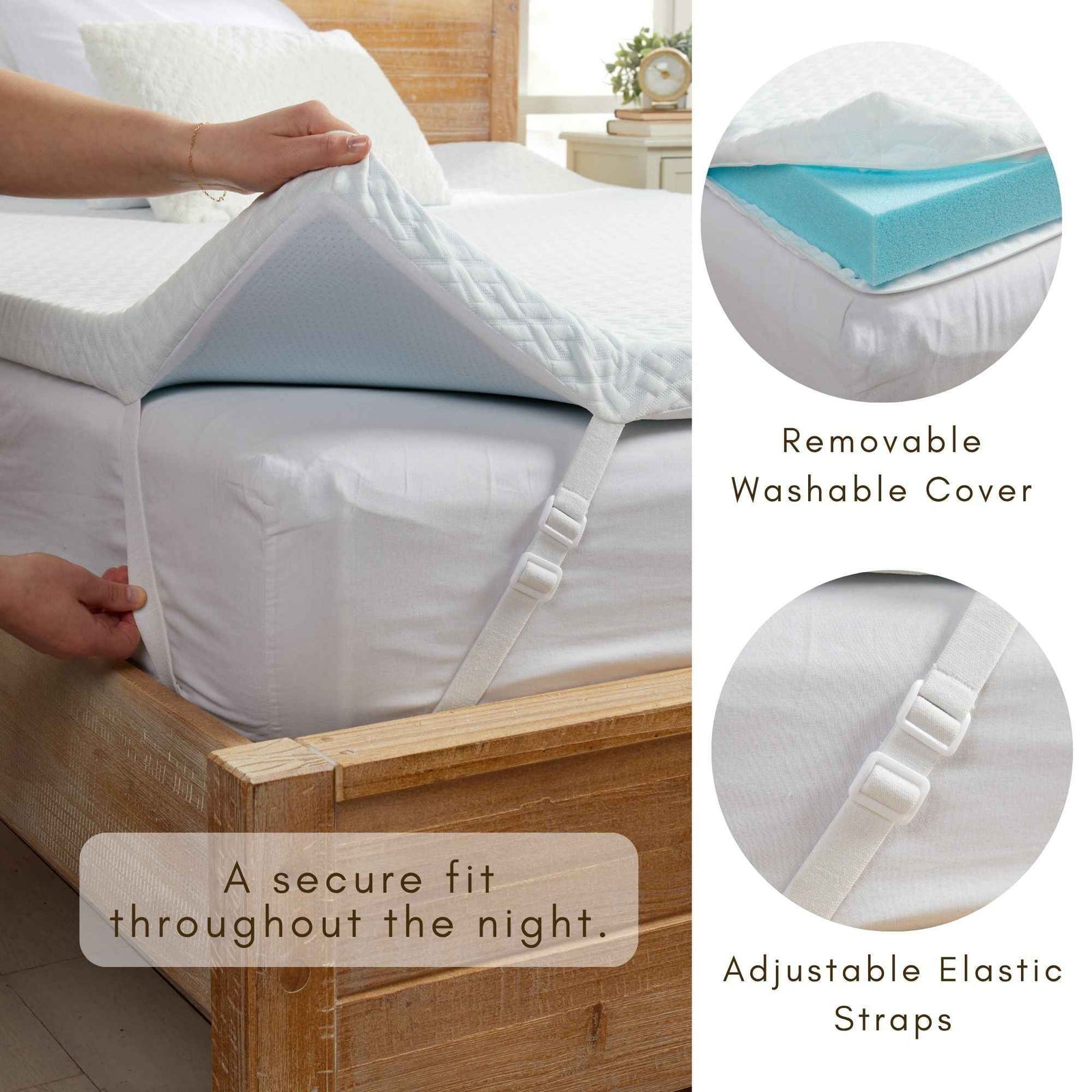 2-Inch Gel Memory Foam Mattress Topper