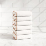 Cotton Border-Stitched 6-Piece Towel Set - Valery Collection