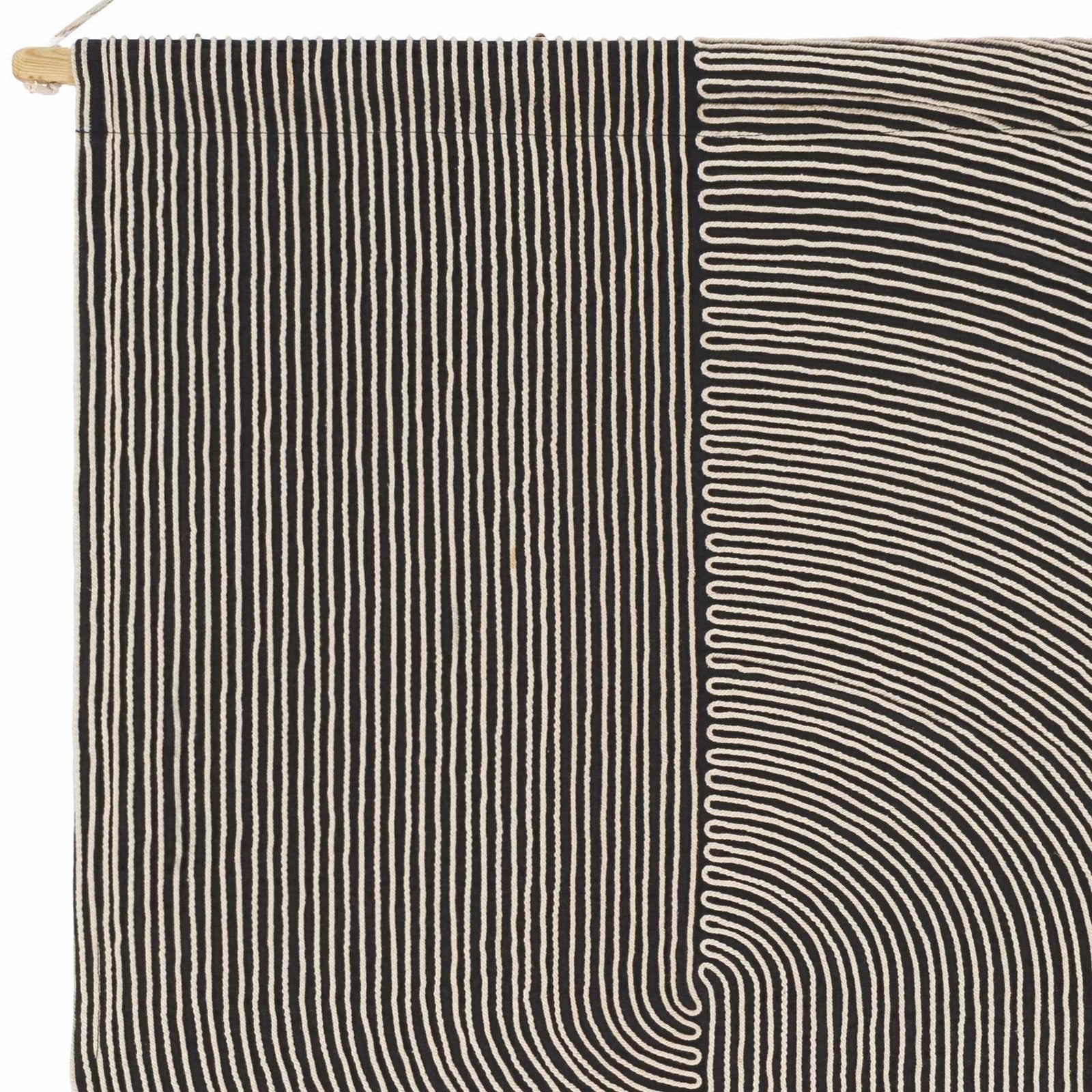 Lanse Black and White Geometric Wall Hanging