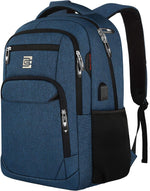 Slim Anti Theft Laptop Backpack 15.6 Inch USB Charging Travel Bag