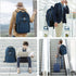 Slim Anti Theft Laptop Backpack 15.6 Inch USB Charging Travel Bag