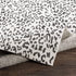 Alderbury White Leopard Print Rug