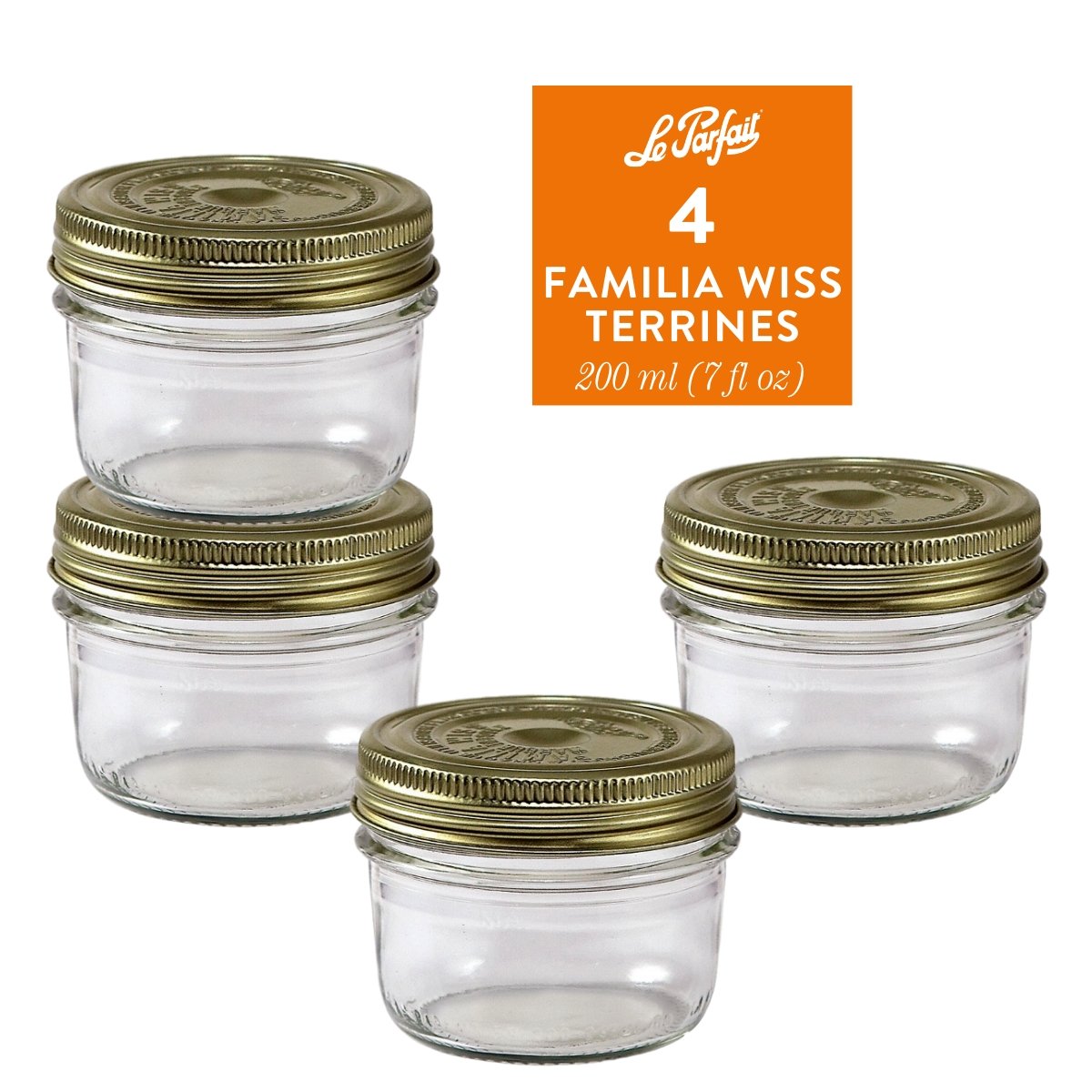 Le Parfait Familia Wiss Terrines Food Storage Containers