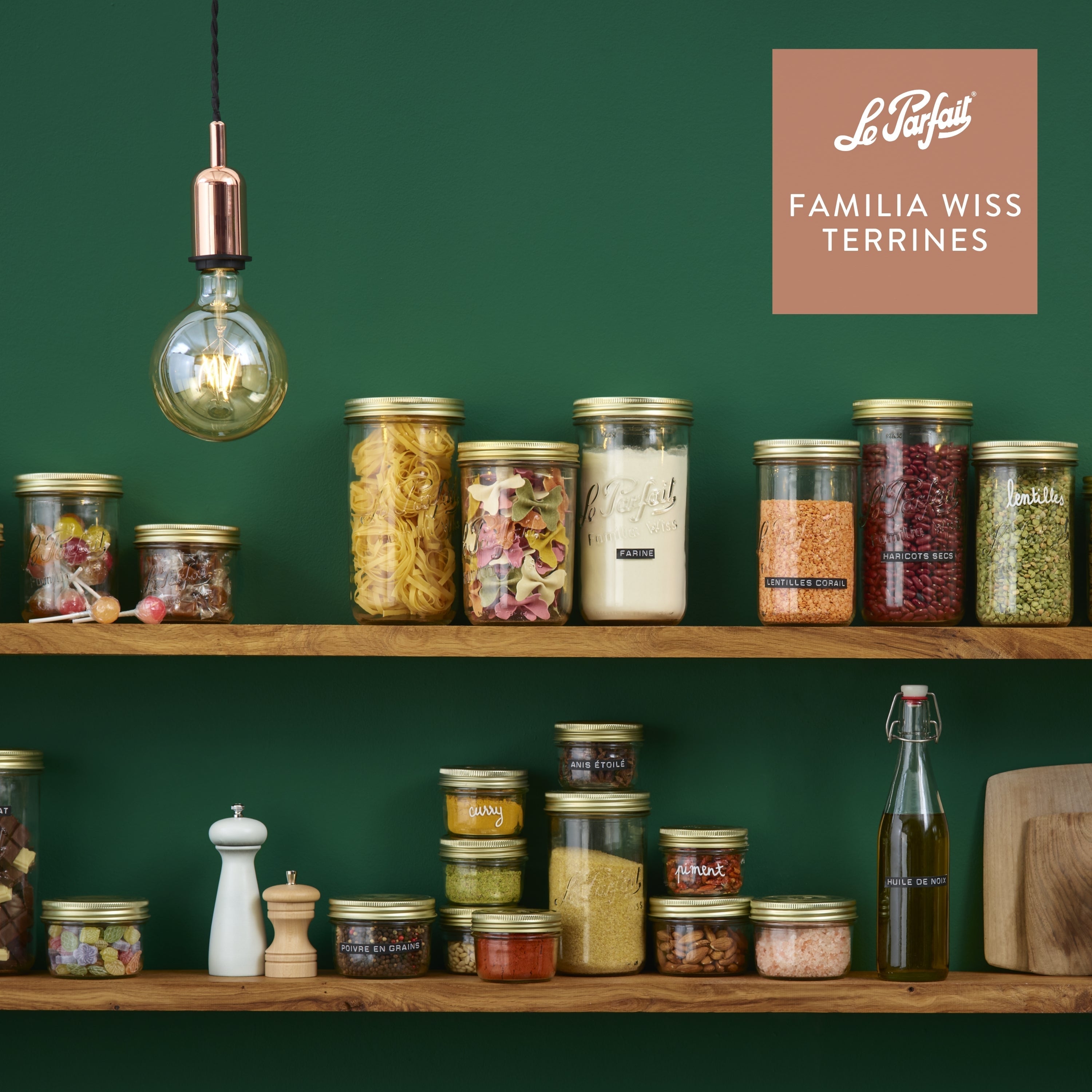Le Parfait Familia Wiss Terrines Food Storage Containers