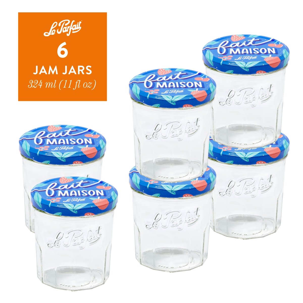 Le Parfait Jam Jars Food Storage Containers