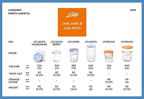 Le Parfait Jam Jars Food Storage Containers