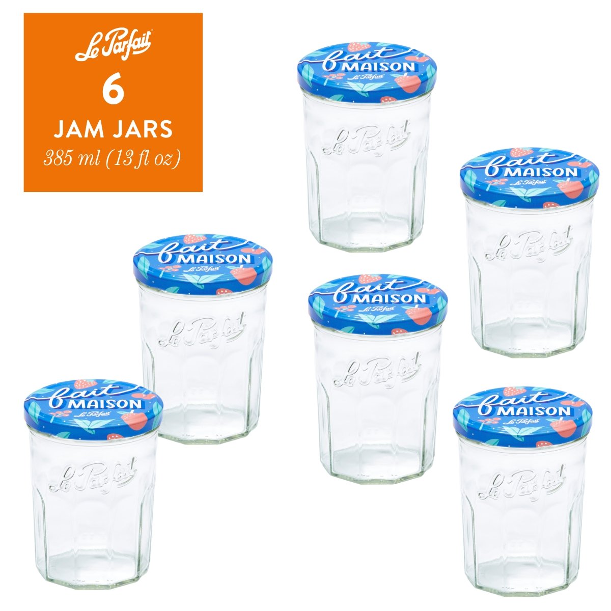 Le Parfait Jam Jars Food Storage Containers