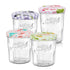 Le Parfait Jam Jars, French Glass Jars with 82mm Twist Lids for Jam and Preserves