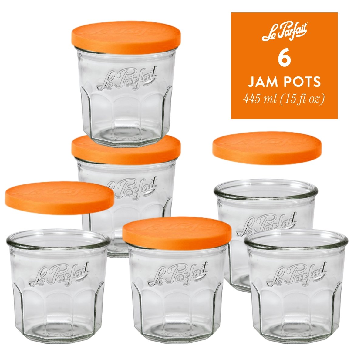 Le Parfait Jam Pots Food Storage Containers