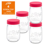 Le Parfait Screw Top Jars Food Storage Containers