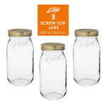 Le Parfait Screw Top Jars Food Storage Containers