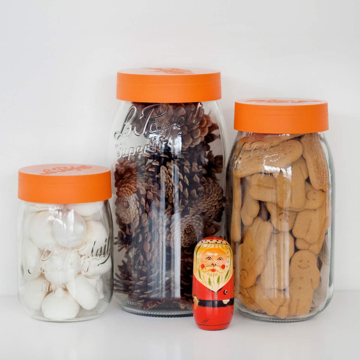 Le Parfait Screw Top Jars Food Storage Containers