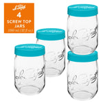Le Parfait Screw Top Jars Food Storage Containers