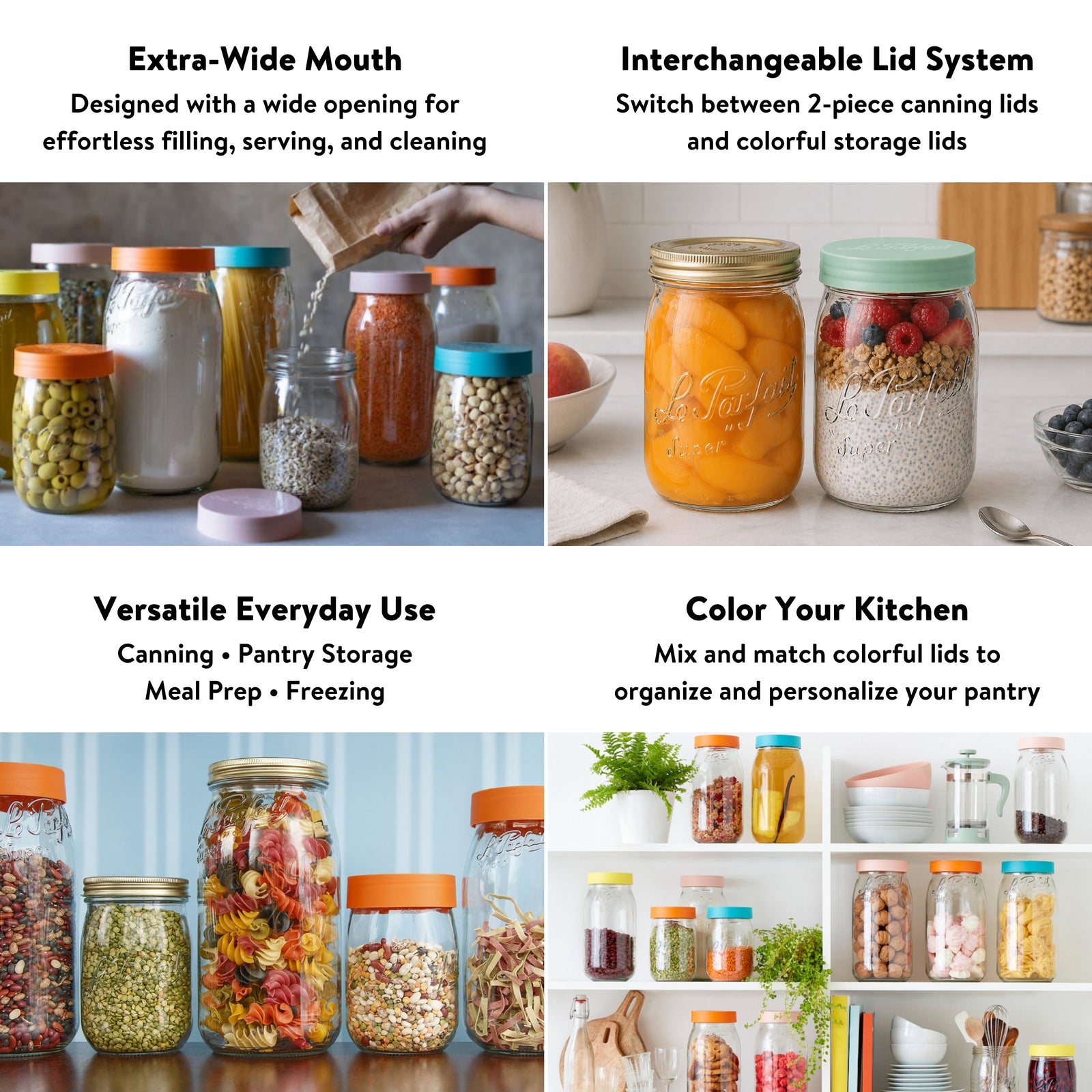 Screw Top Jars for Fresh Food Storage Solutions
