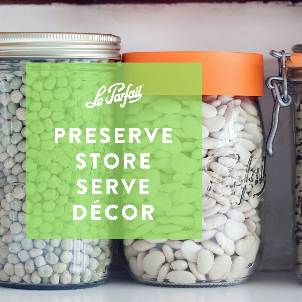 Le Parfait Screw Top Jars Food Storage Containers
