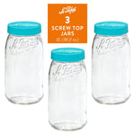 Le Parfait Screw Top Jars Food Storage Containers