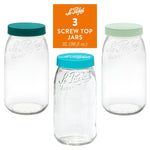 Le Parfait Screw Top Jars Food Storage Containers