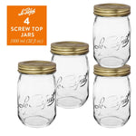 Le Parfait Screw Top Jars Food Storage Containers
