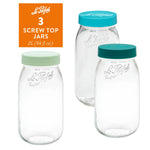 Le Parfait Screw Top Jars Food Storage Containers