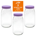 Le Parfait Screw Top Jars Food Storage Containers