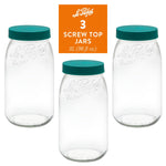 Le Parfait Screw Top Jars Food Storage Containers