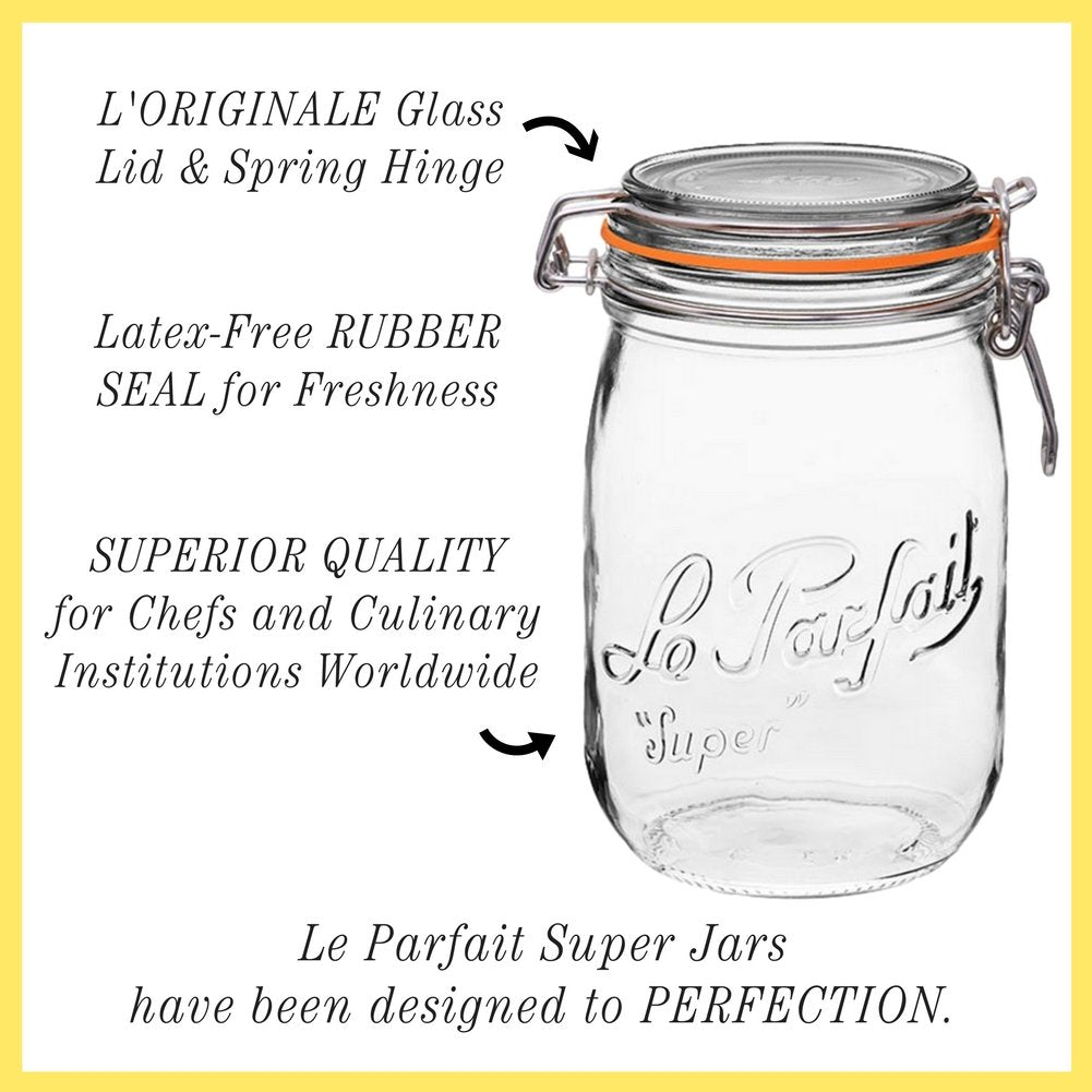 Le Parfait Super Jars Food Storage Containers
