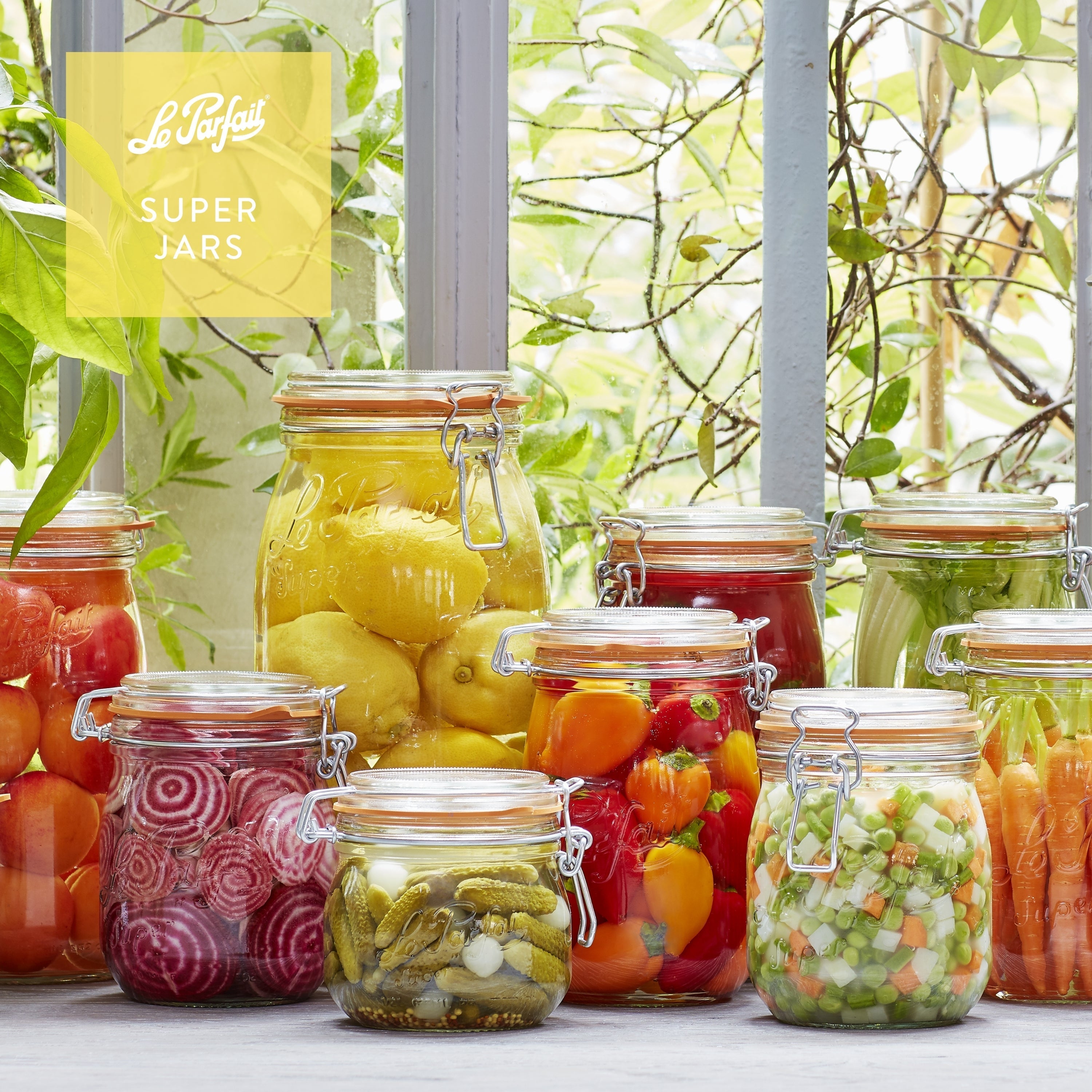 Le Parfait Super Jars Food Storage Containers