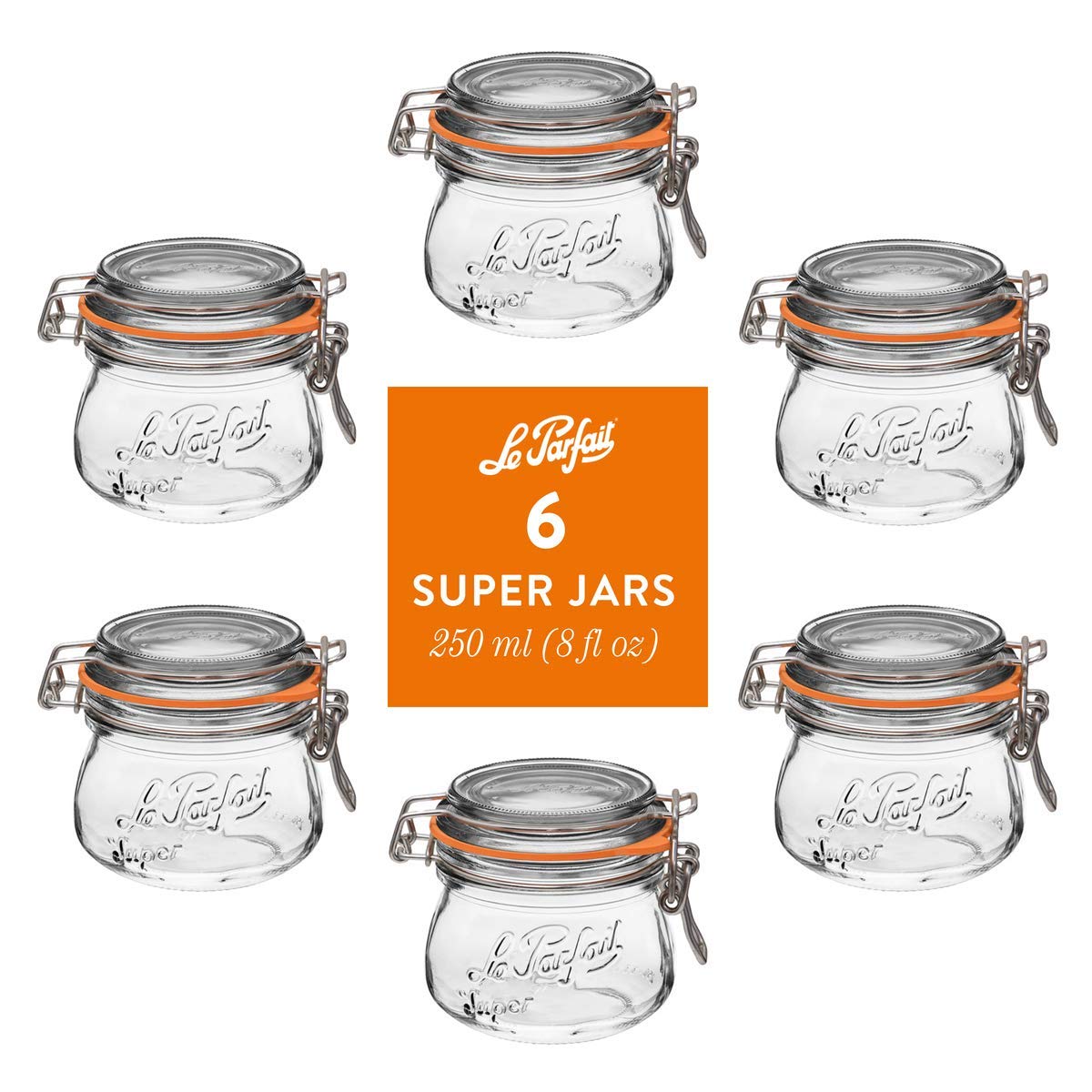Le Parfait Super Jars Food Storage Containers