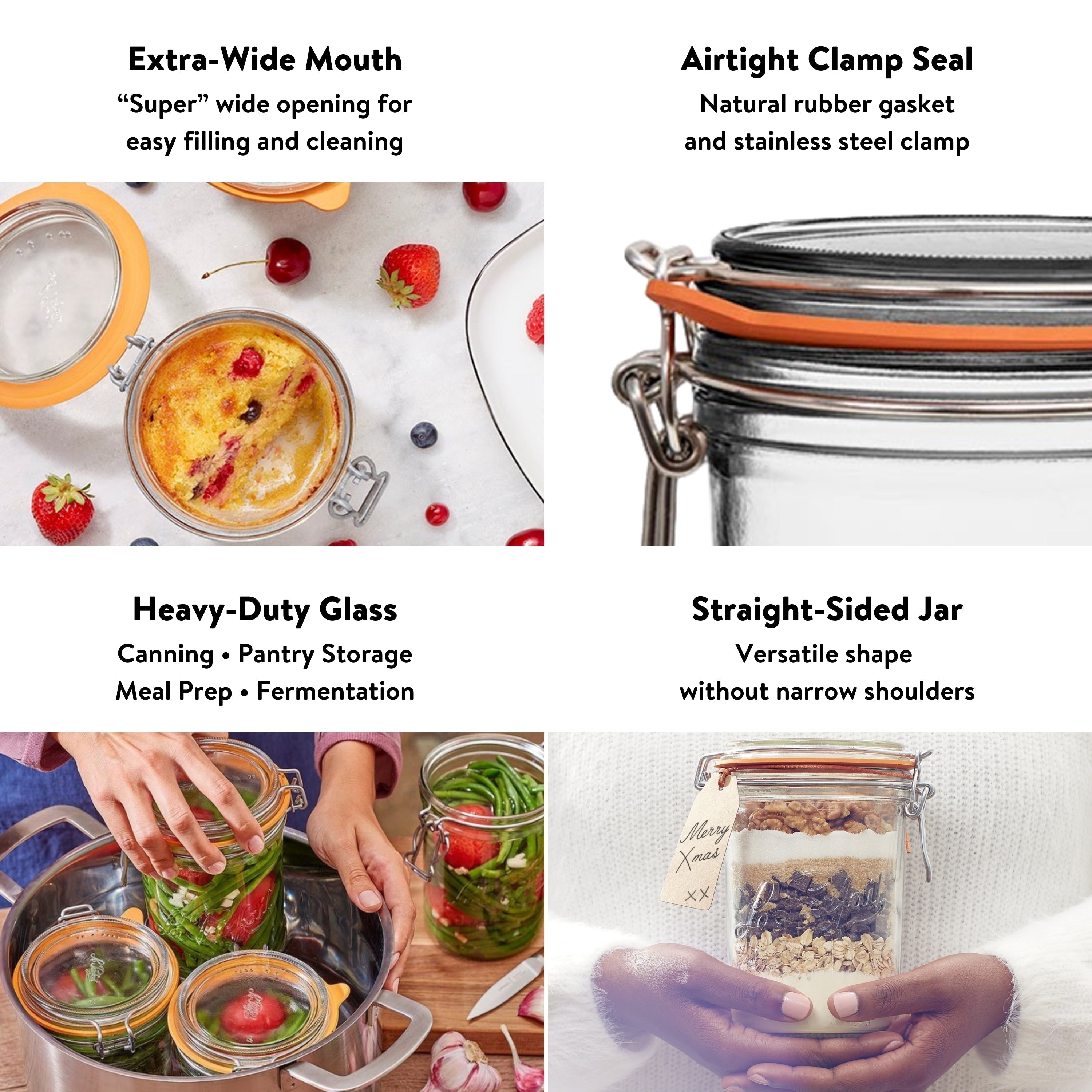 Le Parfait Super Terrines Food Storage Containers