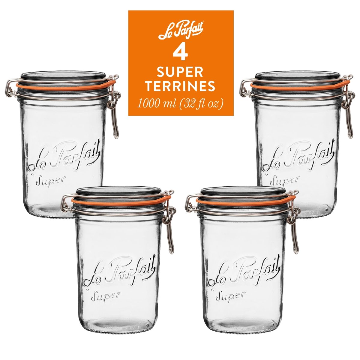 Le Parfait Super Terrines Food Storage Containers