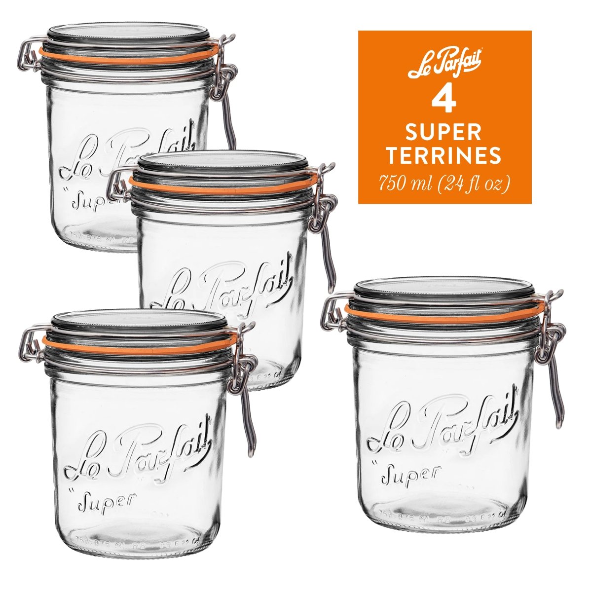 Le Parfait Super Terrines Food Storage Containers
