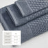 Cotton Diamond Waffle Weave Bath Towel Set - Grayson Collection