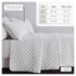 Diamond Embossed Quilt Set - Diamond Microsculpt Collection