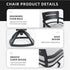 Outdoor Swivel Chairs with Sunbrella Cushions - Ember Black