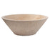 Light Beige Travertine V-Shape Tapered Sink Honed Inside and Sandblasted Outside  (D)16" (H)6"